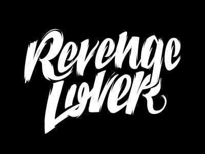 Revengelover - Logo 1 brush custom grunge logo script typography