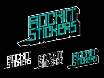 Rockin' Stickers Logo - Rough