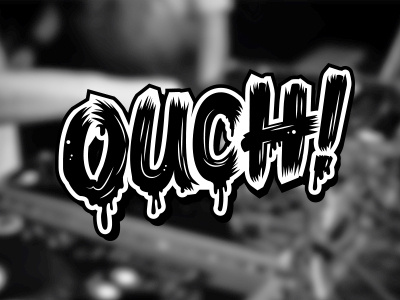 Ouch! Logo Black