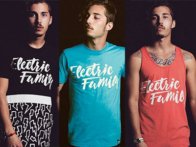 Electric Family - Chisel Script Shirts