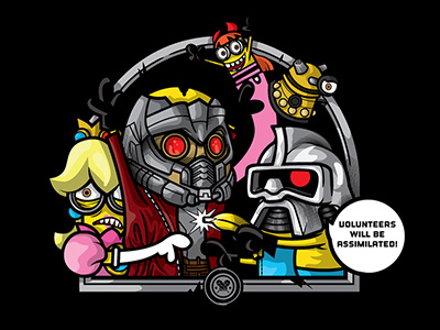 Event Giveaways Shirt bsg doctor who guardians of the galaxy illustration illustrator mario bros minions ppg vector