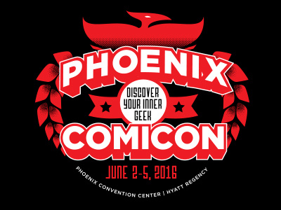 PhxCC16 - Revolution illustration illustrator phoenix comicon phxcc type typography vector