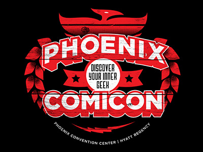 PhxCC16 - Revolution Textured illustration illustrator phoenix comicon phxcc texture vector