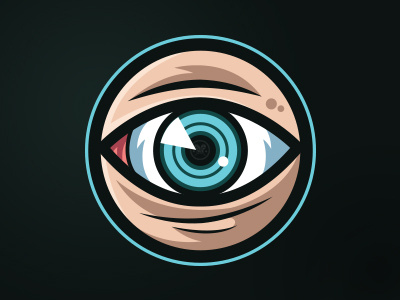 Eye Mascot Logo - Premade eye eyeball eyelid illustrator illustration logo mascot minimal vector