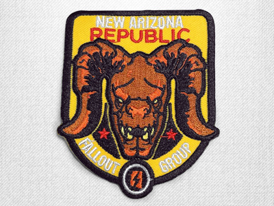 NAR: Deathclaw Patch arizona cosplay costuming deathclaw fallout illustration illustrator patch vector