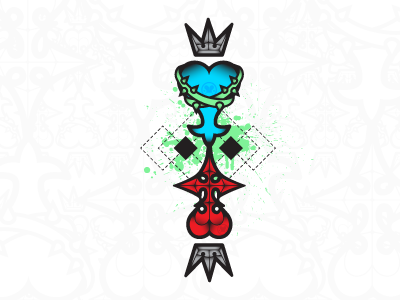 Kingdom Hearts Tattoo Design By Angelicpoptart  Kingdom Hearts Tattoo  Transparent PNG  400x537  Free Download on NicePNG