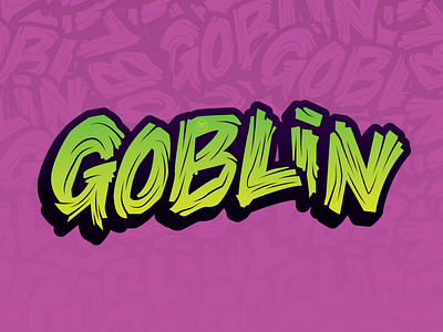 Goblin Logo goblin handlettering illustration illustrator type typography vector