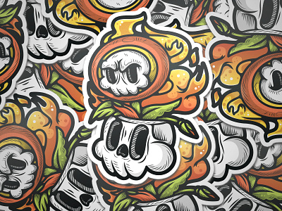 Fireflower – Sticker