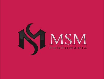 logo MSM PERFUMARIA ll logo mark logo perfumaria logodesign logotype logotype design