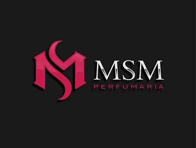 logo MSM PERFUMARIA illustration logo mark logo perfumaria logodesign logotipo logotype design