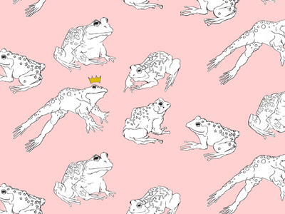 Frog pattern drawing tablet