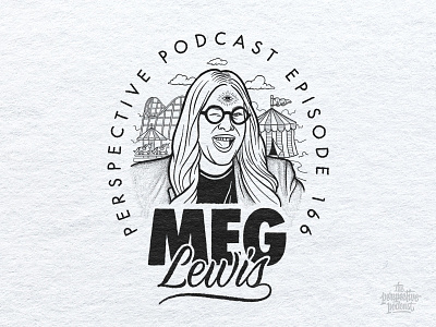 Meg Lewis Portrait Illustration Podcast Art