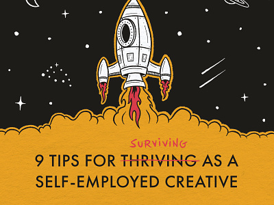 9 Tips for Surviving & Thriving as a Self-Employed Creative custom type
