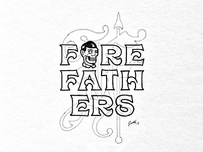 Perspective Podcast - Forefathers Episode 47 branding design drawing hand lettering illustration lettering
