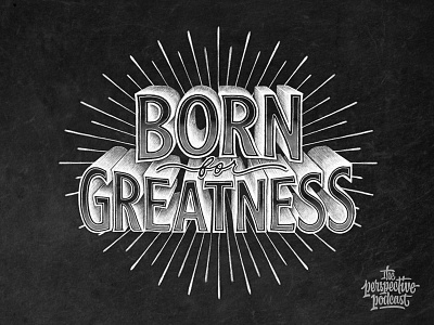 Born for Greatness art blog design hand lettering handdrawn illustration lettering podcast procreate