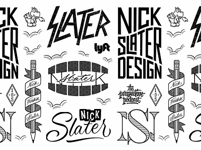 Perspective Podcast Nick Slater Flash Sheet design hand lettering handdrawn illustration lettering podcast procreate typography