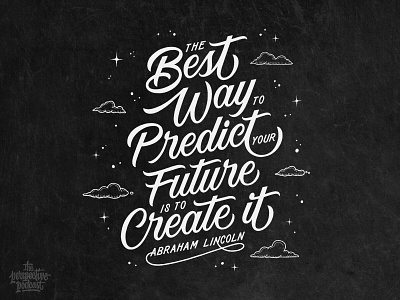 Create Your Future Hand Lettering art design hand lettering handdrawn illustration lettering podcast procreate typography