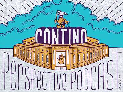 Jon Contino Illustration & Lettering Perspective Podcast Art art design drawing hand lettering handdrawn illustration lettering podcast procreate typography