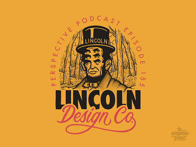 Lincoln Design Co. Portrait Illustration Podcast Art