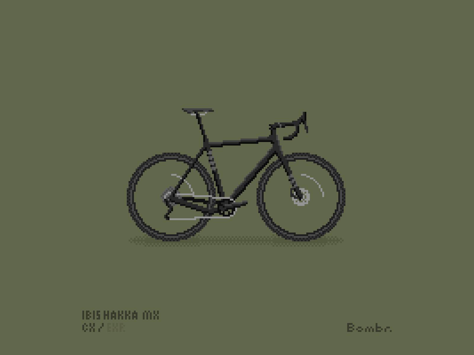 Ibis Hakka MX 8bit bicycle bikepacking cycling cyclocross gravel ibis pixel pixelart