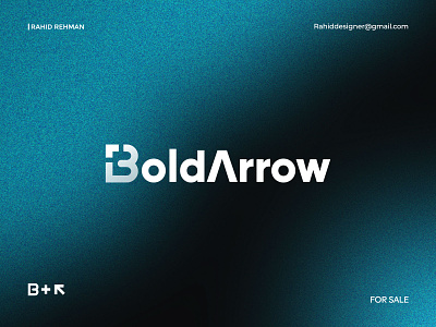 Bold Arrow logo ( B + Arrow ) Creative logomark.