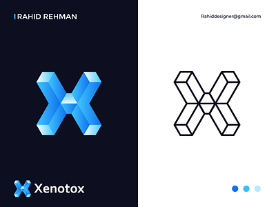 Xenotox - Final output of a geometric X a b c d e f g h i j k l m app logo branding clean logo creative logo geometric logo gradient logo it logo letter logo logo minimal logo modern logo n o p q r s t u v w x y z simple logo software logo startup logo tech company technology logo x logo