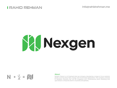 Nexgen - Venture Capital Backed Company Logo creative logo eco logo flower logo green logo icon leaf leaf logo leaves leaves logo logo logotype minimalist logo modern logo natural logo nature logo organic logo plant illustration startup logo tree logo vc backed