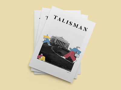 Talisman No. 11 Cover Design graphic design illustration magazine spread design typography