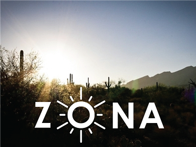 Zona arizona bold century gothic line sun warm zona