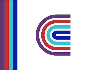 4C's c colors logo thick lines