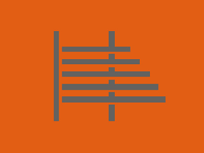 Music Lessions_02 h identity lessons logo mark music orange staff