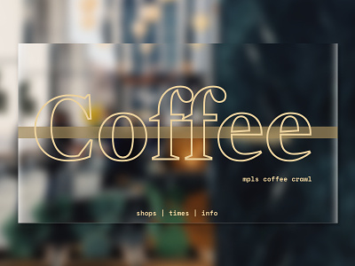 Webtober 03 Coffee blog coffee design digital interactive internet web