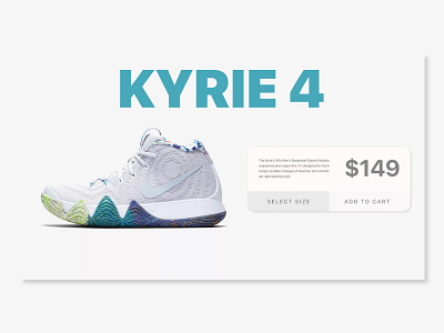 Webtober 6 Shoes design digital interactive kyrie shoe web webtober