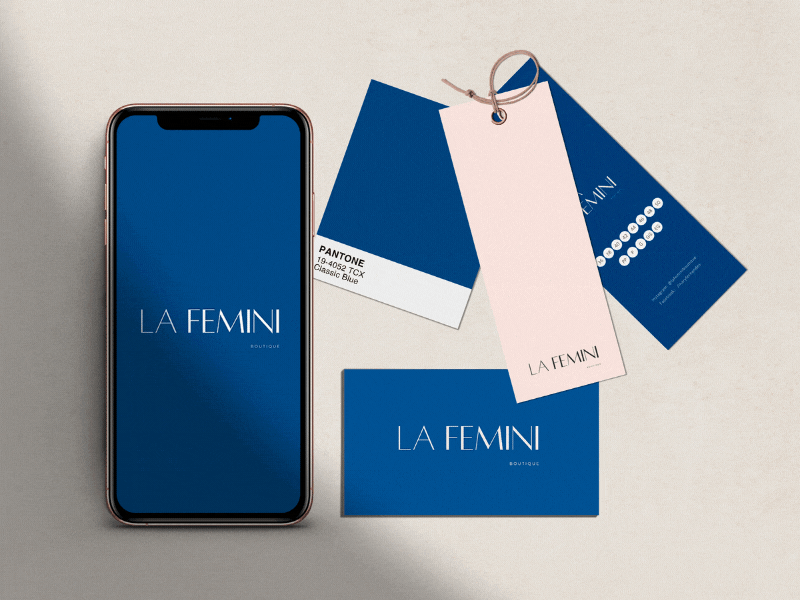 La Femini Boutique branding design graphic design logo