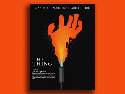 The thing Poster arthur lasnel conceptposter film filmhorror filmposter hollywood hollywooddesign illustration movie poster movie posters moviedesign oldschool parisdesignermovie poster poster a day posterfilm thing