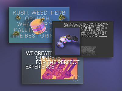 GFO // landing page arthur lasnel branding cannabis dropshipping ecommerce elegant ui weed