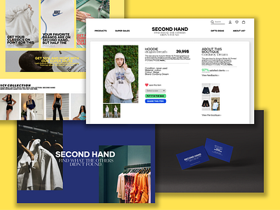 Streetwear Marketplace branding Layout