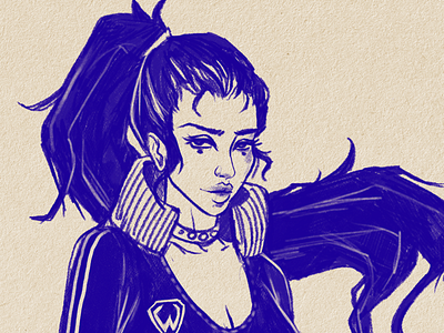 Widowmaker fan art illustration