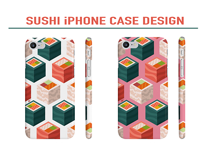 Isometric Sushi IPhone case! 🍣