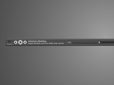 Music Player Challenge Design design challenge interface media music player player sketch sleek ui