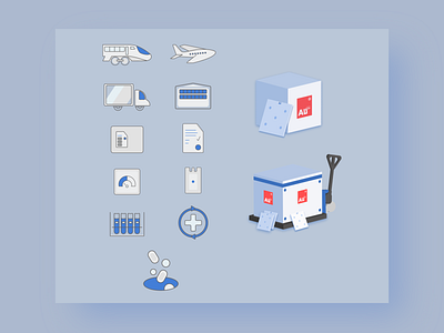 Icons and Models 3d 3d art design icon icondesign icons iconset logistic logistics company