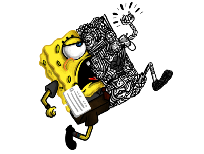 END RAPE_LAWYARTIST_DECONSTRUCTED_ANGRY SPONGEBOB SQUARE PANTS art artist drawing graphic design graphics illustration illustrator lawyartist sketch spongebob spongebob squarepants