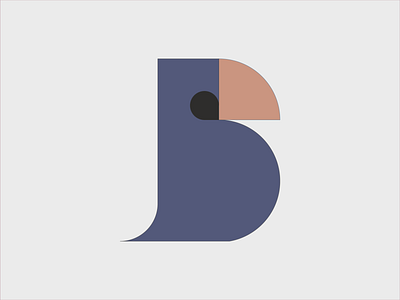 B for Bird branding design illustration logodesign