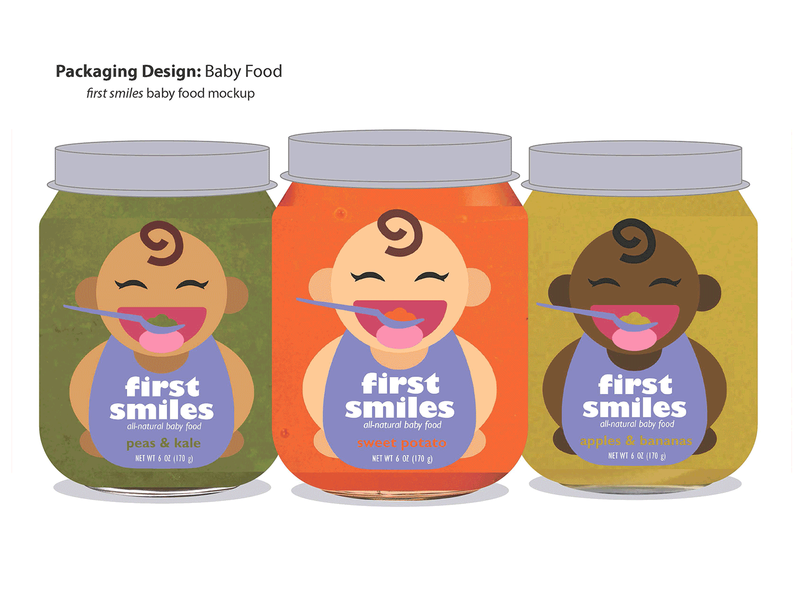 Baby Food Packaging baby products brand design branding branding design packagedesign packaging packaging design vector