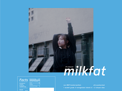 milkfat dairy layout zine