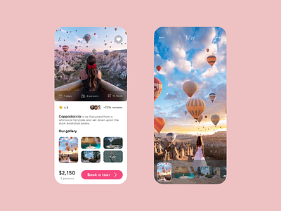 Travel App UI Design