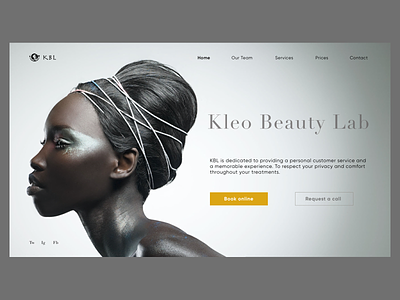 Beauty Salon Web UI