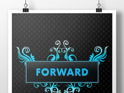 Forward forward pattern poster