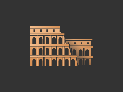 Colosseum architecture colosseum illustration illustrator italy monument rome