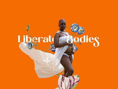 Liberated Bodies Wordmark brand design branding design feminine feminism graphic design logo logo design logo type logotype social justice issues typography wordmark